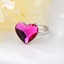 Show details for Low Cost Single Stone Swarovski Element Fashion Rings