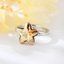 Show details for Good Quality Swarovski Element Platinum Plated Adjustable Ring