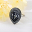 Show details for Amazing Swarovski Element Black Fashion Ring