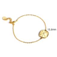 Picture of Eye-Catching Gold Plated Copper or Brass Fashion Bracelet with Member Discount