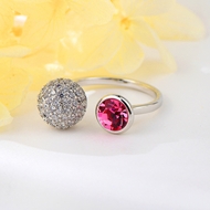 Show details for Medium Platinum Plated Adjustable Ring with Beautiful Craftmanship Show details for Medium Platinum Plated Adjustable Ring with Beautiful Craftmanship