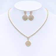 Show details for Impressive White Luxury 2 Piece Jewelry Set with Low MOQ Show details for Impressive White Luxury 2 Piece Jewelry Set with Low MOQ