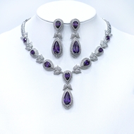 Show details for Copper or Brass Platinum Plated 2 Piece Jewelry Set with Full Guarantee Show details for Copper or Brass Platinum Plated 2 Piece Jewelry Set with Full Guarantee