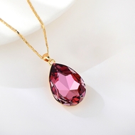 Show details for Distinctive Pink Swarovski Element Pendant Necklace As a Gift Show details for Distinctive Pink Swarovski Element Pendant Necklace As a Gift