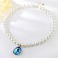 Show details for Pretty Swarovski Element Medium Pendant Necklace Show details for Pretty Swarovski Element Medium Pendant Necklace