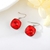 Picture of Geometric Swarovski Element Chandelier Earrings with Beautiful Craftmanship