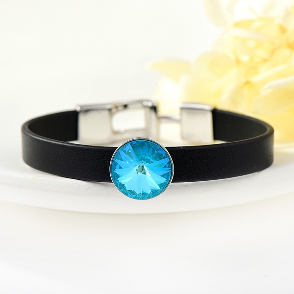 Picture of Beautiful Swarovski Element Small Fashion Bangle