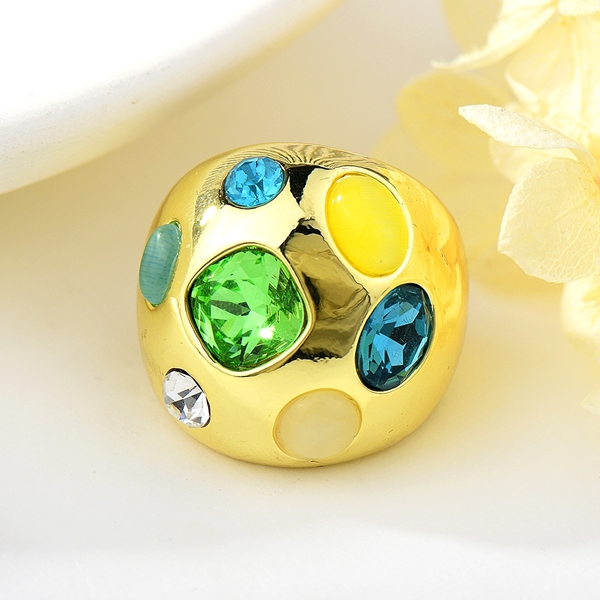 Picture of Zinc Alloy Gold Plated Fashion Ring from Certified Factory