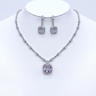 Show details for Irresistible White Copper or Brass 2 Piece Jewelry Set As a Gift Show details for Irresistible White Copper or Brass 2 Piece Jewelry Set As a Gift