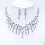 Show details for Luxury Platinum Plated 2 Piece Jewelry Set with Full Guarantee Show details for Luxury Platinum Plated 2 Piece Jewelry Set with Full Guarantee