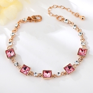 Picture of Classic and fashionable imitation crystal alloy bracelet