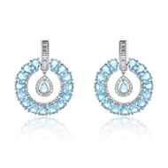 Picture of Popular Cubic Zirconia Luxury Dangle Earrings