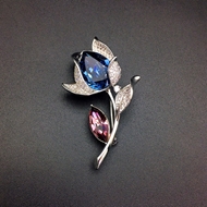 Show details for High Quality Flower Platinum Plated Brooche Factory Direct Supply Show details for High Quality Flower Platinum Plated Brooche Factory Direct Supply