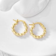 Picture of Great Value Gold Plated Small Small Hoop Earrings with Member Discount