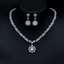 Show details for Luxury Platinum Plated 2 Piece Jewelry Set with Worldwide Shipping