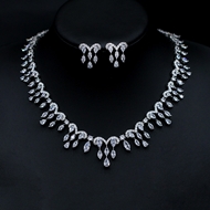 Show details for Irresistible White Luxury 2 Piece Jewelry Set For Your Occasions Show details for Irresistible White Luxury 2 Piece Jewelry Set For Your Occasions
