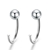 Picture of 999 Sterling Silver Small Small Hoop Earrings with Full Guarantee