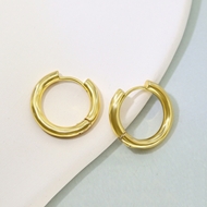 Picture of Copper or Brass Small Huggie Earrings at Unbeatable Price