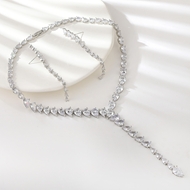 Show details for Buy Luxury Platinum Plated 2 Piece Jewelry Set with Fast Shipping Show details for Buy Luxury Platinum Plated 2 Piece Jewelry Set with Fast Shipping