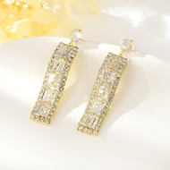 Show details for Trendy Gold Plated White Dangle Earrings with No-Risk Refund Show details for Trendy Gold Plated White Dangle Earrings with No-Risk Refund