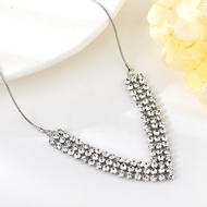 Show details for Hot Selling White Big Short Statement Necklace from Top Designer Show details for Hot Selling White Big Short Statement Necklace from Top Designer