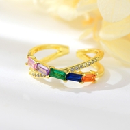 Show details for Delicate Gold Plated Adjustable Ring with Fast Shipping Show details for Delicate Gold Plated Adjustable Ring with Fast Shipping