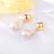 Picture of Classic Baroque Pearl Dangle Earrings Online