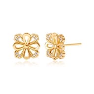 Picture of Famous Small Flower Big Stud Earrings