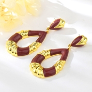 Picture of Low Cost Gold Plated Dubai Dangle Earrings with Low Cost