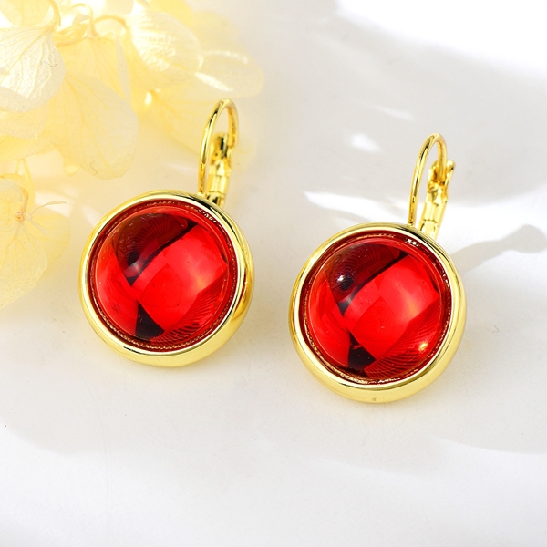 Picture of Latest Big Gold Plated Dangle Earrings