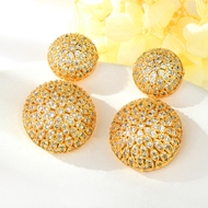 Show details for Luxury Cubic Zirconia Dangle Earrings From Reliable Factory Show details for Luxury Cubic Zirconia Dangle Earrings From Reliable Factory
