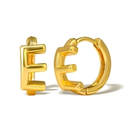 Picture of Reasonably Priced Copper or Brass Gold Plated Huggie Earrings with Low Cost