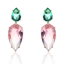 Show details for Distinctive Pink Gold Plated Dangle Earrings with Low MOQ