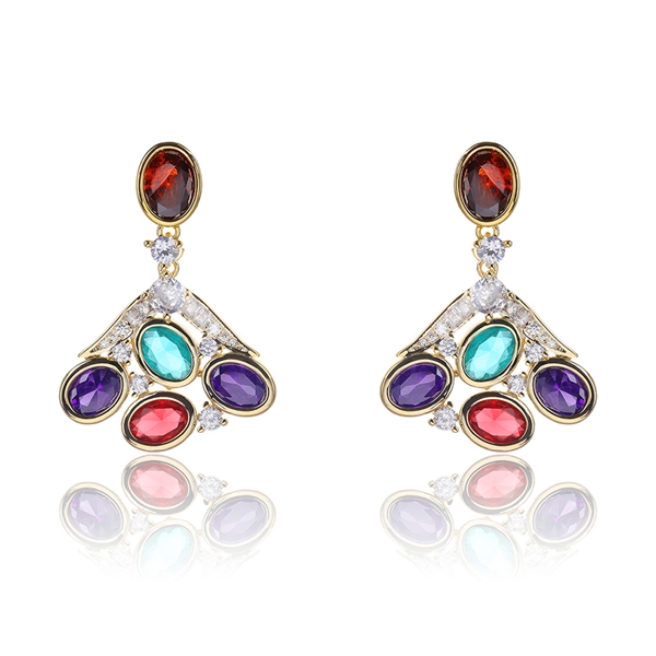 Picture of Delicate Big Dangle Earrings with Fast Delivery