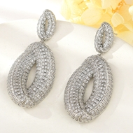 Show details for Hot Selling White Big Dangle Earrings from Top Designer Show details for Hot Selling White Big Dangle Earrings from Top Designer