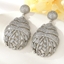 Show details for Attractive White Platinum Plated Dangle Earrings For Your Occasions