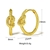 Picture of Fast Selling Gold Plated Delicate Huggie Earrings from Editor Picks