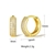 Picture of Delicate Gold Plated Huggie Earrings with Fast Delivery