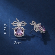 Picture of Luxury Cubic Zirconia Dangle Earrings with Speedy Delivery