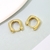 Picture of Good Quality Plain Copper or Brass Huggie Earrings