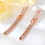 Show details for Nickel Free White Cubic Zirconia Dangle Earrings with Worldwide Shipping