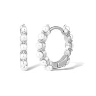 Picture of Best Artificial Pearl Delicate Huggie Earrings