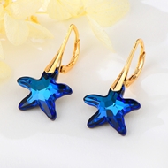 Show details for Hot Selling Blue Copper or Brass Dangle Earrings from Top Designer Show details for Hot Selling Blue Copper or Brass Dangle Earrings from Top Designer