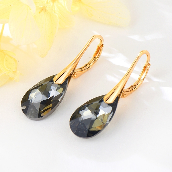 Picture of Best Swarovski Element Big Dangle Earrings