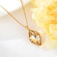 Show details for Charming Yellow Small Pendant Necklace As a Gift Show details for Charming Yellow Small Pendant Necklace As a Gift