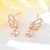 Picture of Wing Rose Gold Plated Dangle Earrings at Unbeatable Price