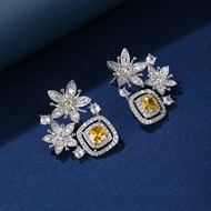 Picture of Distinctive Luxury Yellow Big Stud Earrings