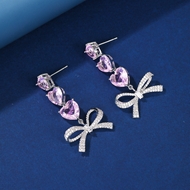 Picture of Love & Heart Luxury Dangle Earrings with Speedy Delivery