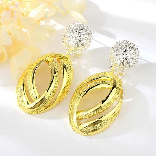 Picture of Bling Big Dubai Dangle Earrings