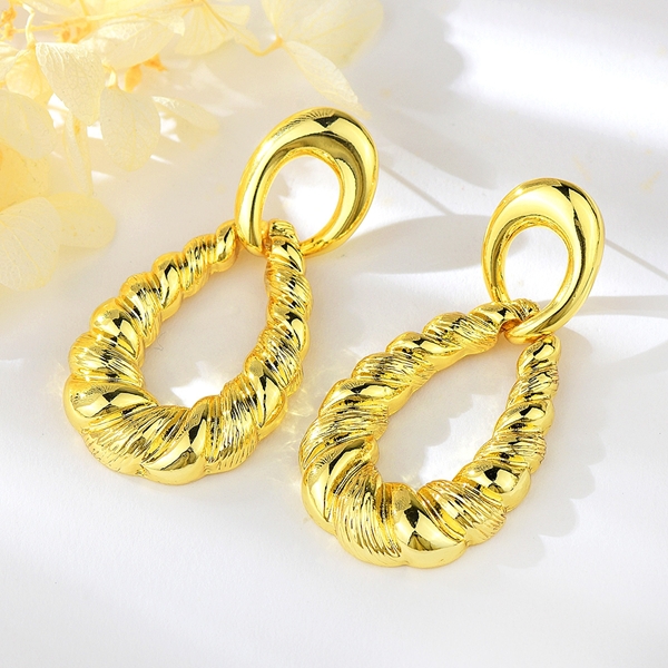 Picture of Big Zinc Alloy Dangle Earrings of Original Design